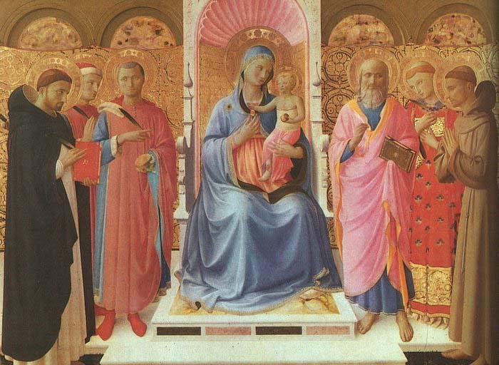 Fra Angelico Annalena Altarpiece Sweden oil painting art